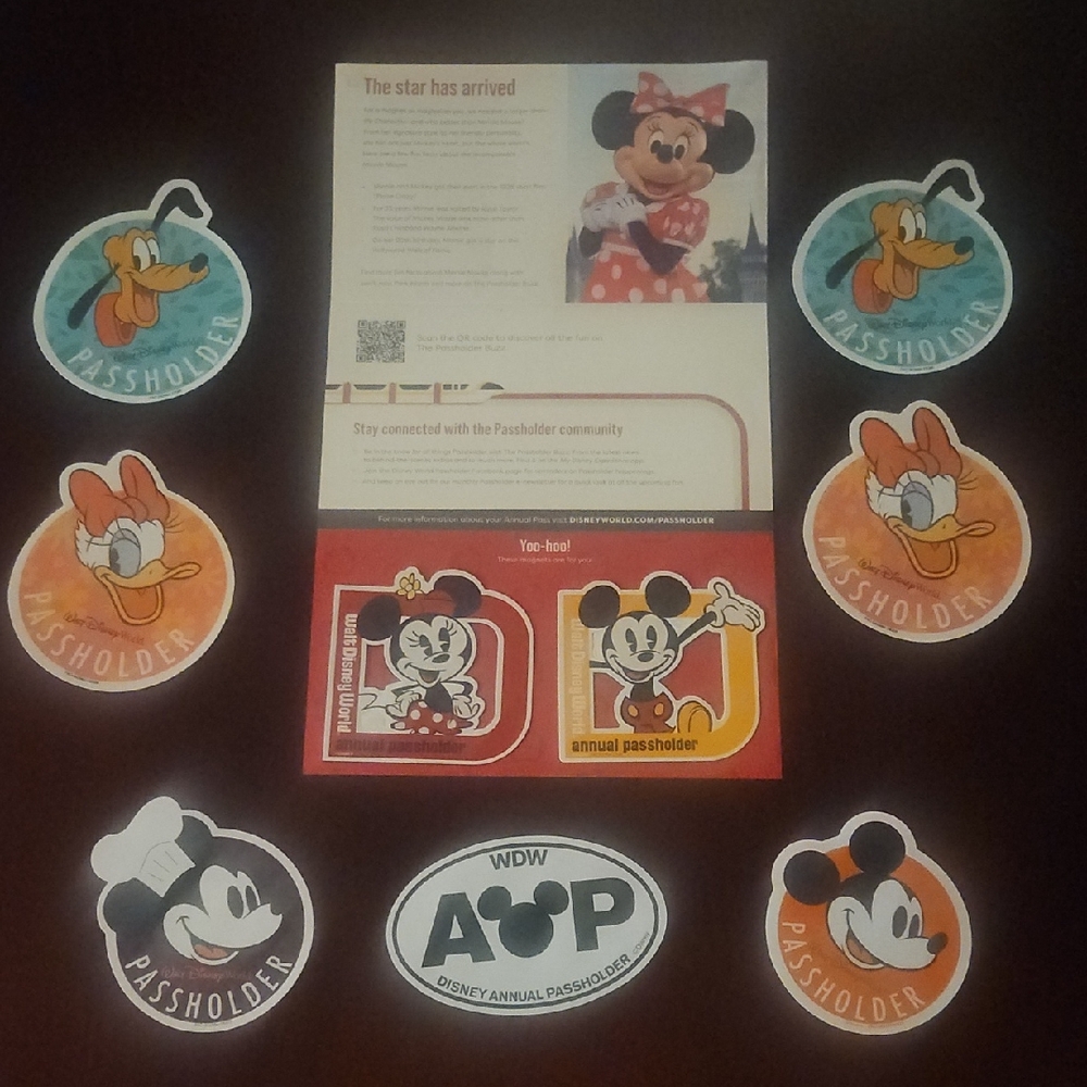 Disney Passholder Magnet Collection